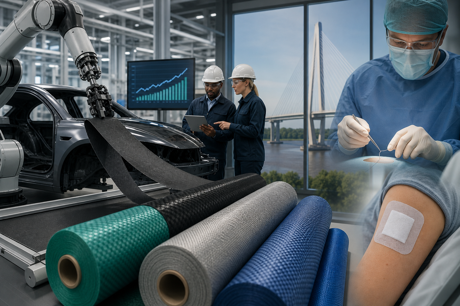 The Clothes Making Cars Lighter, Bridges Stronger, and Surgeries Safer