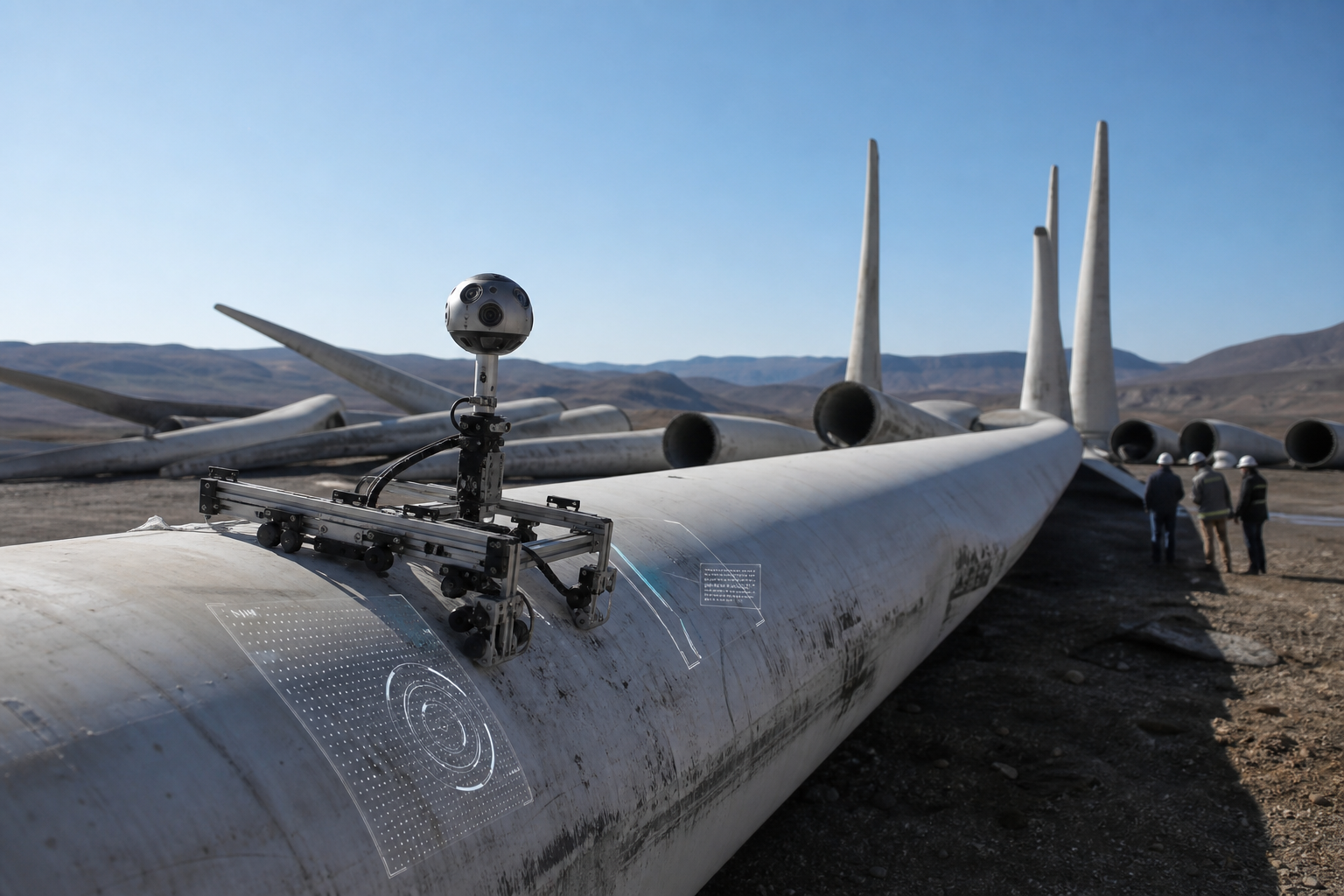 The AI Revolution Coming for 20,000-Ton Mountains of Wind Turbine Waste