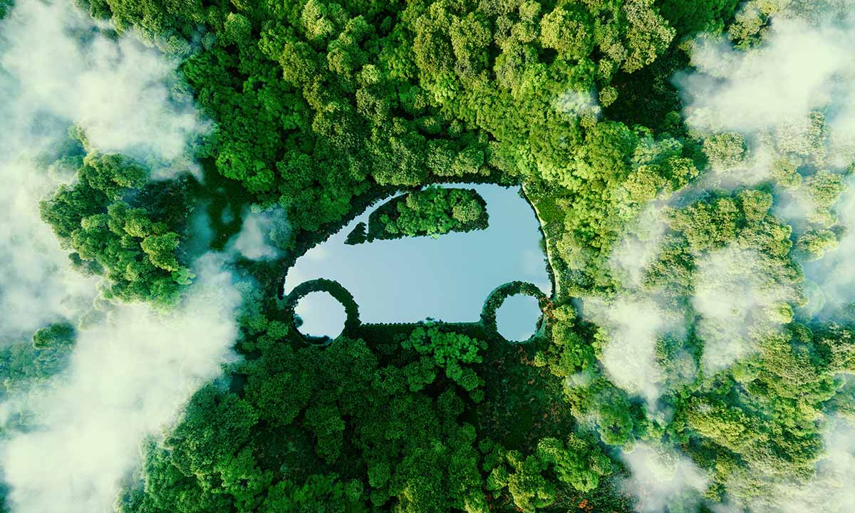 How can automotive companies become more sustainable?