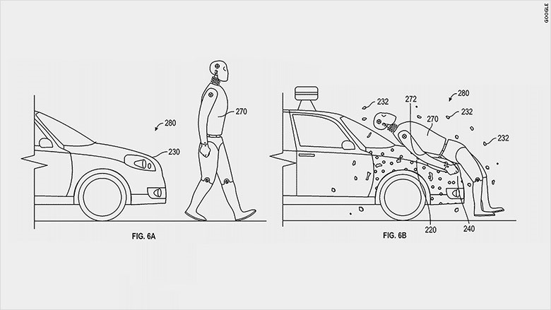 “Gloogle?” Google Patent Glues Pedestrians to Self-Drive Cars